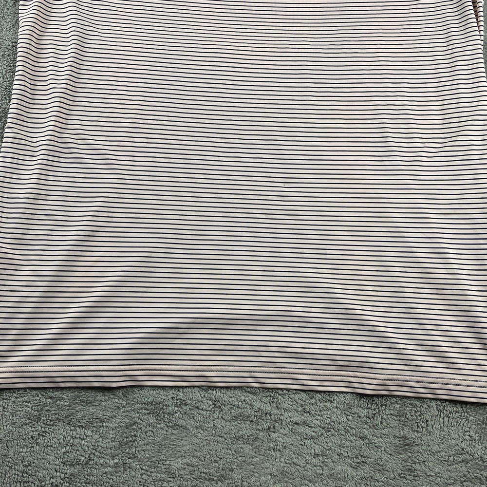 Augusta National Polo‎ Shirt Mens XL Pink Blue Striped Golf Performance - Picture 10 of 15